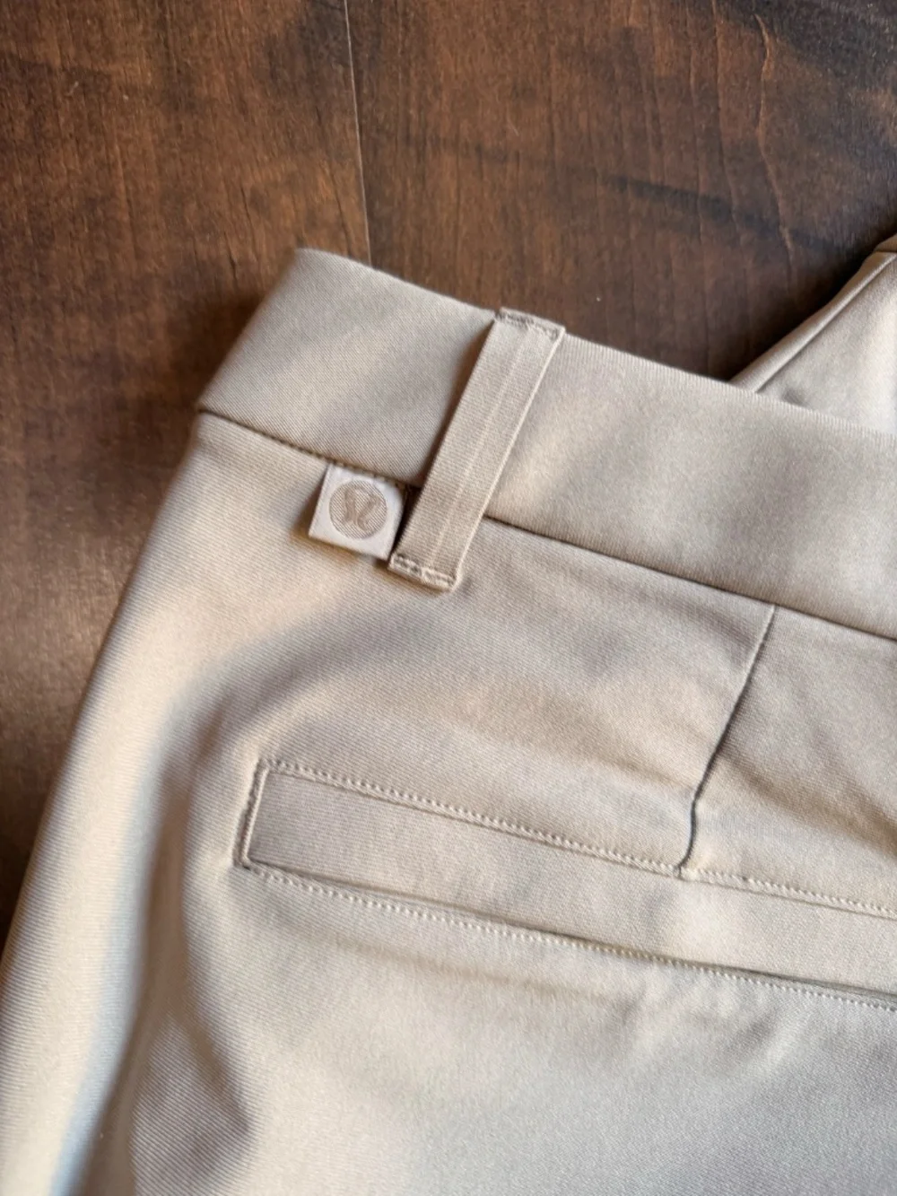 LULULEMON ABC WARPSTREME SLIM FIT PANTS (BEIGE)